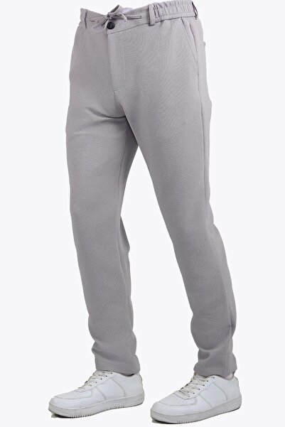 Mckanzie 939 Παντελόνι με οδοντωτό ύφασμα και ελαστική μέση