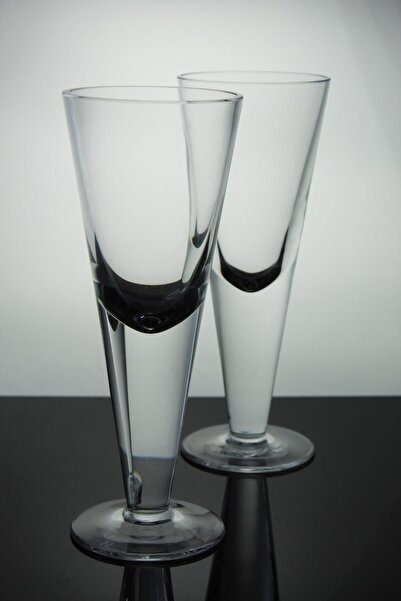 Paşabahçe El İmalatı Kristal Ayaklı 4'lü Bira Bardağı 296832 21499