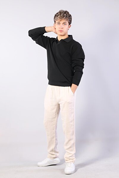 Mckanzie 34103 Collared Buttonless Sweater