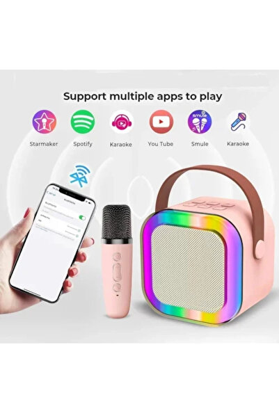 Go İthalat Karaoke Mikrofon Hoparlör Seti Mini (4940)