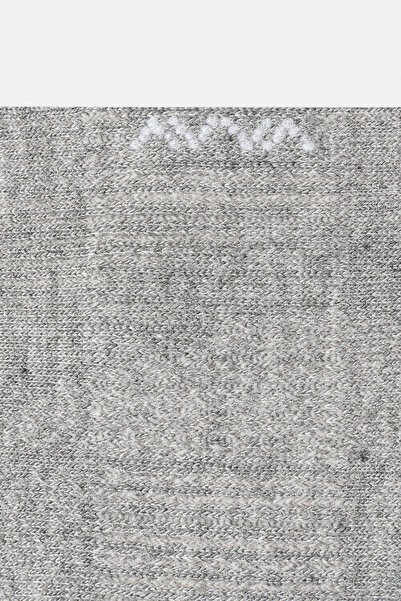 Avva Men's Gray Plain Bamboo Booties Socks A41Y8503