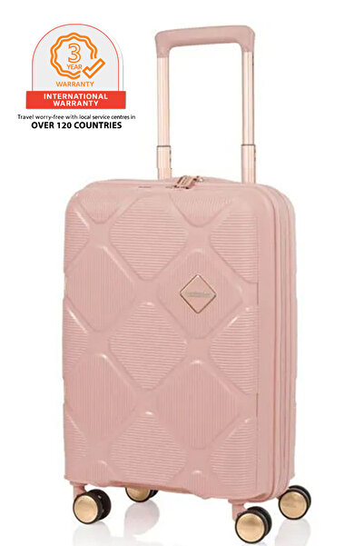 American Tourister حقيبة سفر إنستاجون 55 سم أو 20 بوصة بعجلات دوارة، مصنوعة م...