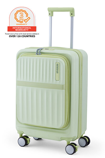 American Tourister حقيبة سفر ترينتو بلس، 54 سم أو 20 بوصة، بعجلات دوارة، مصنو...