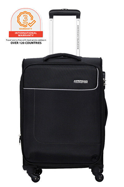 American Tourister حقيبة سفر جامايكا 58 سم بعجلات دوارة، مصنوعة من البوليستر ...