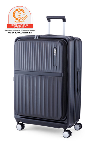 American Tourister حقيبة سفر ترينتو بلس، 76 سم أو 28 بوصة، بعجلات دوارة، مصنو...