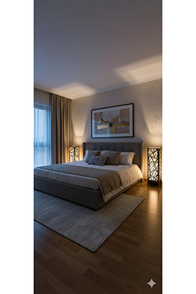 shop BSD Dekoratif Ağ Desenli Köşe lamba