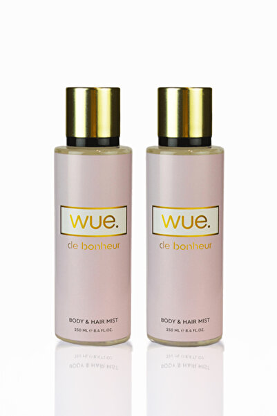 WUE. De Bonheur Vücut ve Saç Spreyi 250 ml 2'li - Body and Hair Mist