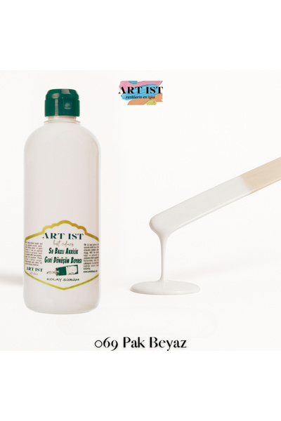 ART IST Geri Dönüşüm Boyaları 500ml - 069 PAK BEYAZ