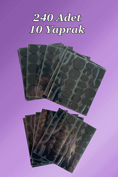 Easy Beauty 240 Adet UV Işıkla Yapışan Çift Tafraflı Tırnak Yapıştırıcı Bant ...