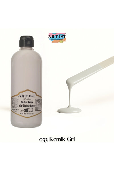 ART IST Geri Dönüşüm Boyaları 500ml - 33 KEMİK GRİ