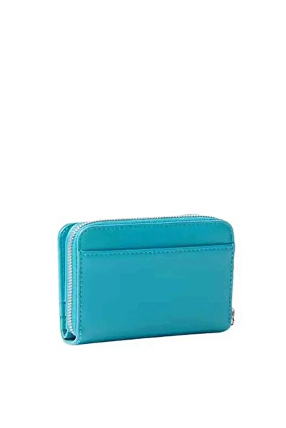 Calvin Klein Sculpted Med Flap Zip Around Women's Green Wallet Lv04K1004G-Xt6