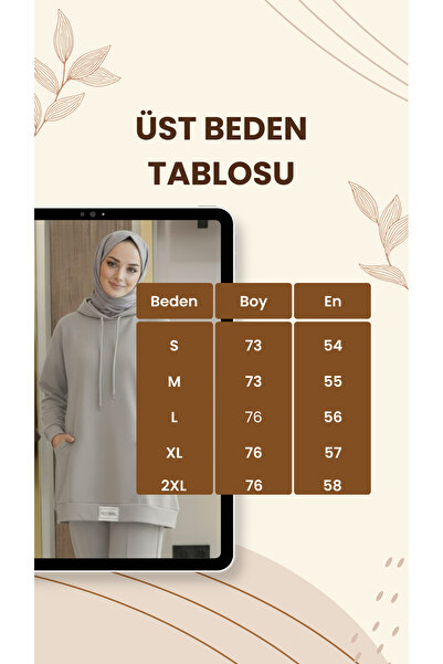 Bala Giyim Kadın Kapüşonlu Alt Üst Takım