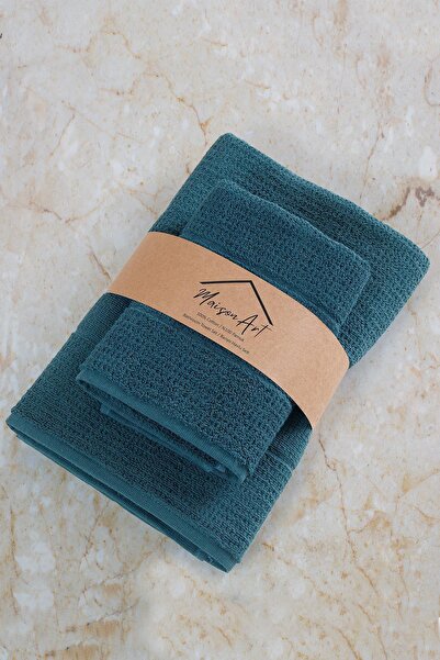 MaisonArt Royal | 50x90 - 70x140 Cm 2'Li Banyo Havlu Seti, %100 Pamuklu Havlu...