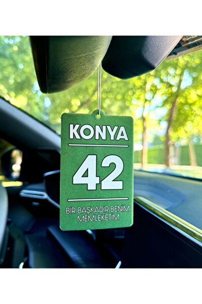 Duftpalm KONYA 42 MEMLEKET TASARIMLI OTO KOKUSU DEKORATİF ARAÇ KOKUSU VE AKSE...