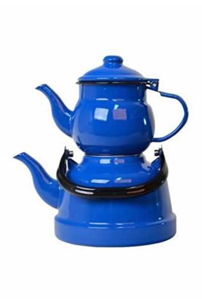 abnturk Mavi Emaye Çaydanlık Takımı 1.7L & 4.2L – Ultra Lux Tasarım, Şık ve Dayanıklı Set