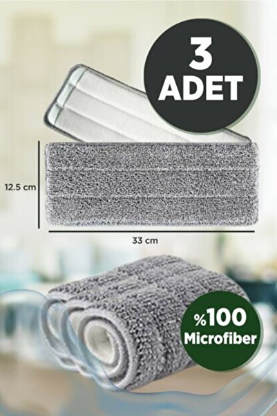 Mopix Tablet Mop Microfiber Yedek Bez 3 Adet