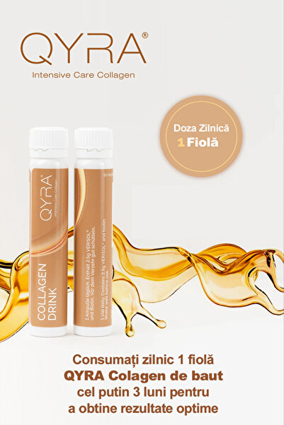 Gelita Health Collagen Liquid Drink QYRA 21 ampoules - Regenerates skin, strengthens hair and nails