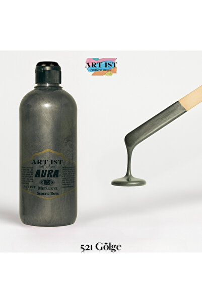 ART IST AURA Metalik Sedefli ve Vernikli Akrilik Boyalar - 521 Gölge