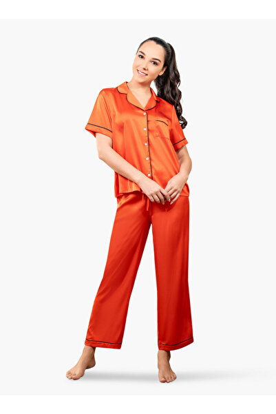 Aadaraya طقم قميص بياقة وبيجامة