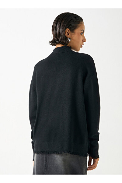2Xtremz Textured High Neck Sweater with Long Sleeves