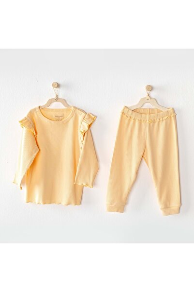 andywawa بدلة طفلة صفراء