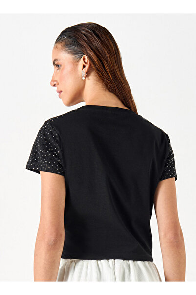 2Xtremz Embellished T-shirt with Short Sleeves