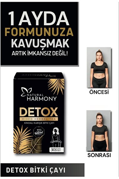 PERLA BEAUTY Natural Harmony Diyet Form Çayı Detox Mide Rahatlatıcı Özel Karı...