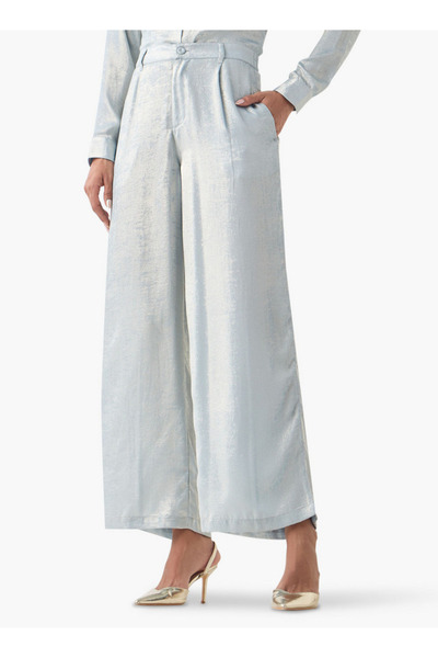 2Xtremz Textured Wide Leg Pants With Pockets