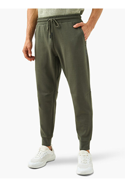 Adot Panelled Joggers with Drawstring Closure and Pockets