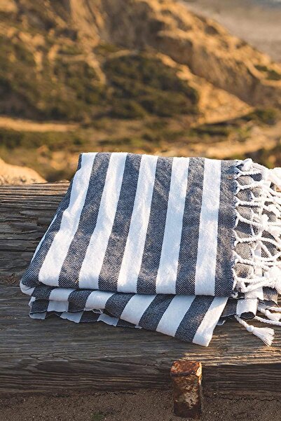 Zeynep Tekstil Proužek 75x150 cm Ultra měkká plážová osuška