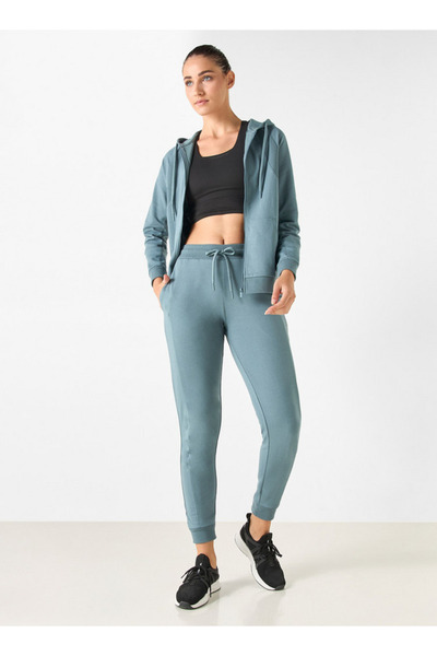 Adot Panelled Joggers With Pockets And Drawstring Closure