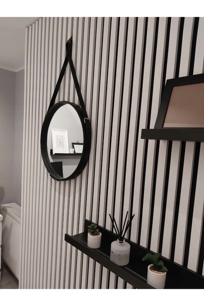 OEM Riflaj - Panou acustic decorativ din MDF cu lamele LDA PREMIUM, alb mat, 260x40 cm