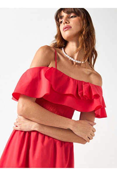 2Xtremz Off Shoulder A-line Dress with Pockets