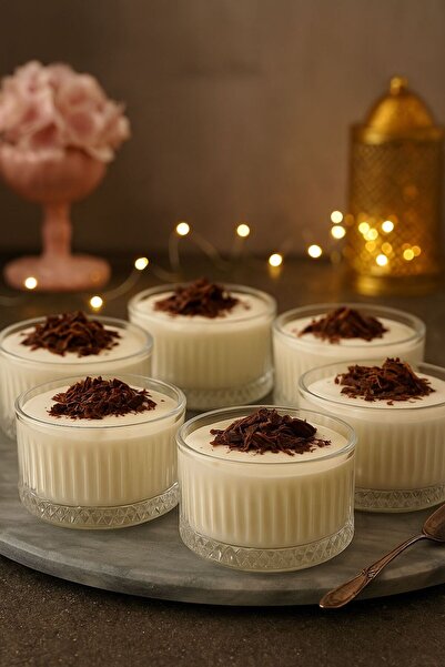 YzHome 6 Lı Cam Çizgili Tatlı Kasesi Cam Çerez Kasesi Çizgili Magnolia Magnolya Kase 9cm