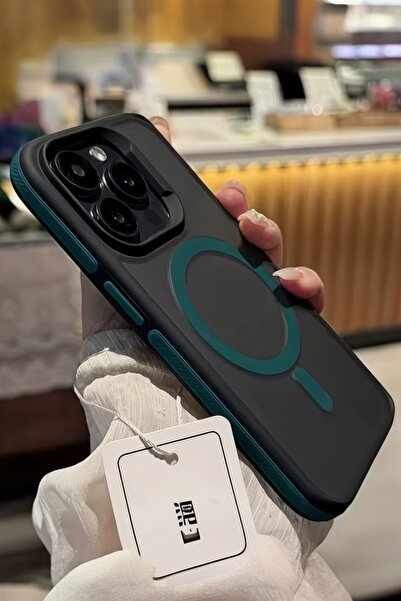 ProNorth حافظة متوافقة مع هاتف iPhone 15 PRO MAX، غطاء من السيليكون مع شريط ممتص للصدمات