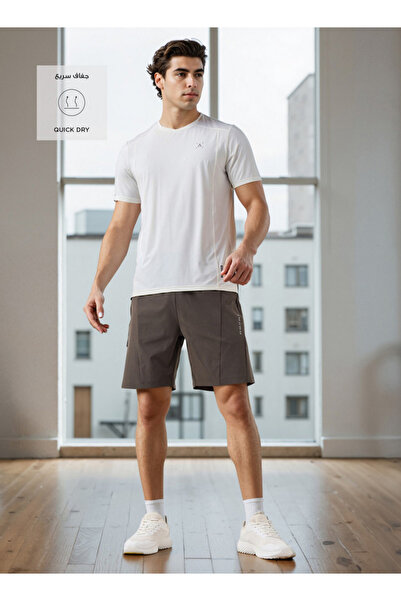 Adot Panelled Shorts with Elasticated Waist