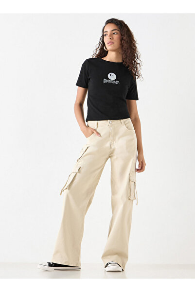 2Xtremz Wide Leg Cargo Jeans With Pockets
