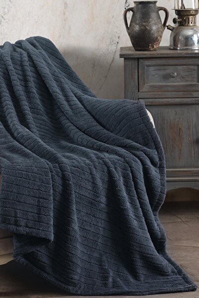 Cotonila Comfy | Çizgili Wellsoft Tv Battaniyesi 110x180 cm