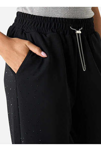 2Xtremz Embellished Wide Leg Pants With Elasticated Waistband