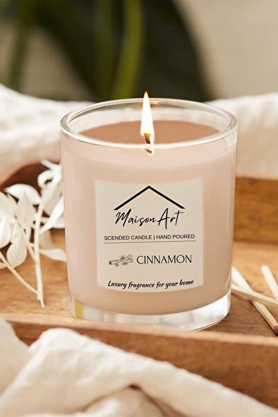 Znp Home Scended | Taçın Kokulu Cam Bardak Mum | Dekoratif Mumluk