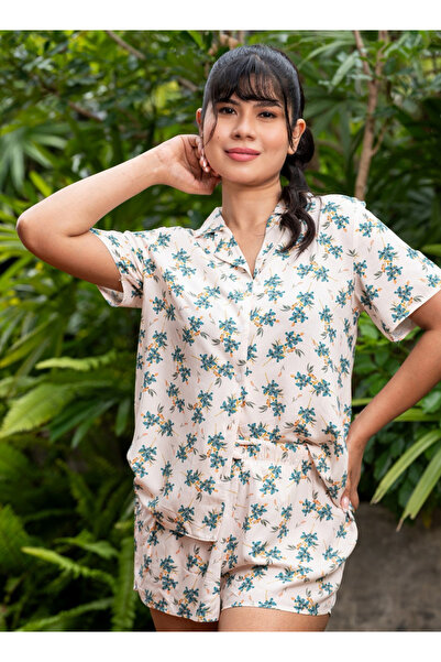 Aadaraya Pyjama Short Set Shirt and Shorts