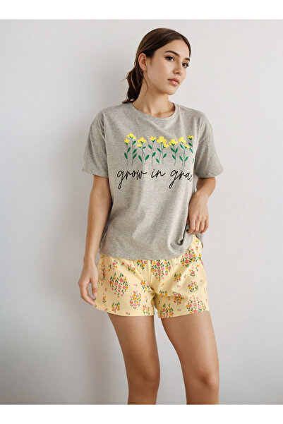 FAV Pyjama Short Set T-shirt and Shorts Cotton