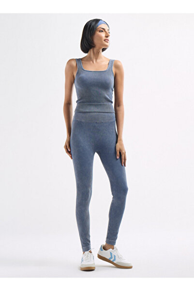 FAV Ribbed Cropped Tank Top With Square Neck