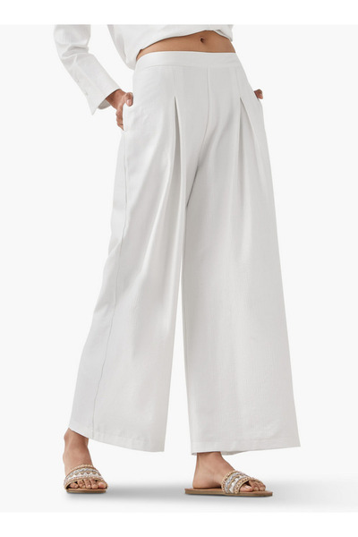 Iconic بنطلون مطوي ومحكم