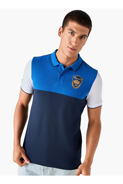 FAV Embroidered Colourblock Polo T-shirt
