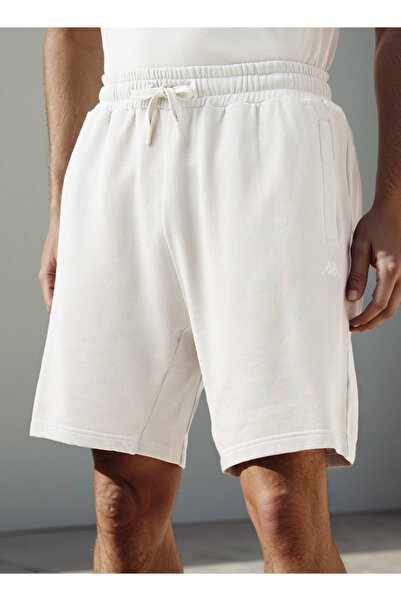 Kappa Textured Shorts with Drawstring Closure and Pockets