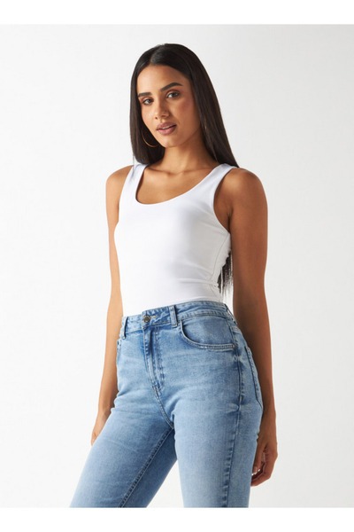 FAV Tank Top with Scoop Neck