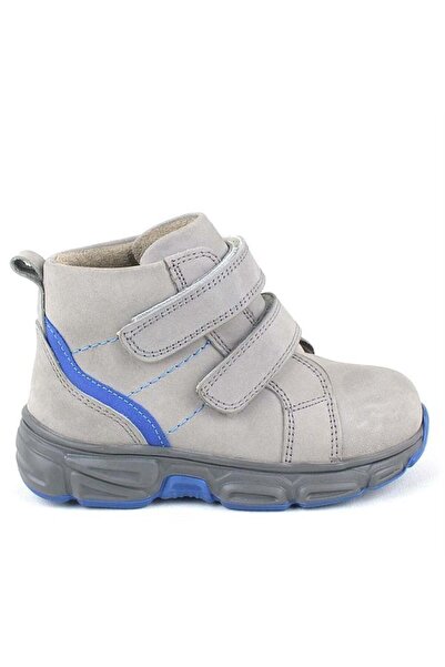 Rakerplus Genuine Leather Gray Velcro Sports Baby Boy Boots