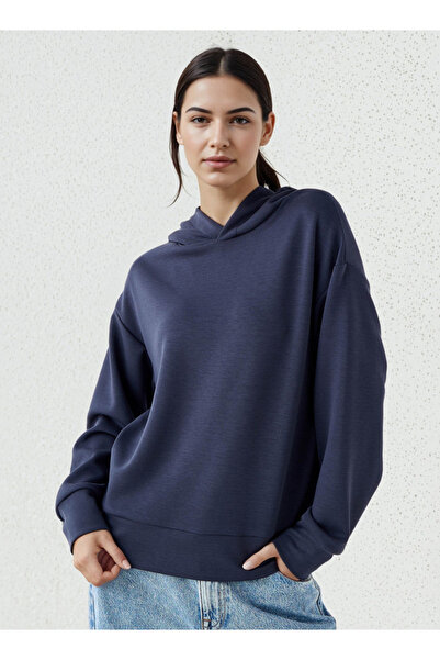 FAV هودي ناعم الملمس مع حاشية واسعة