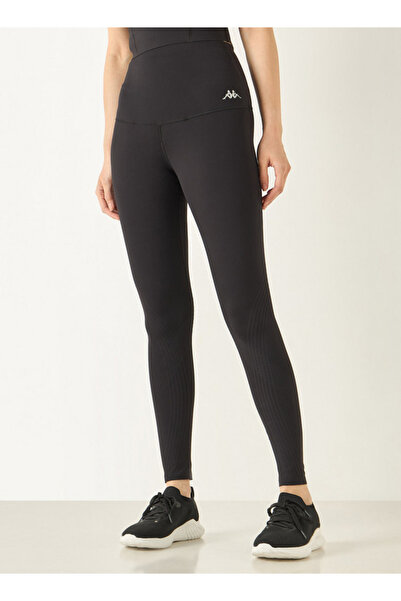 Kappa بنطال ضيق بطبعة شعار مع حزام خصر مطاطي